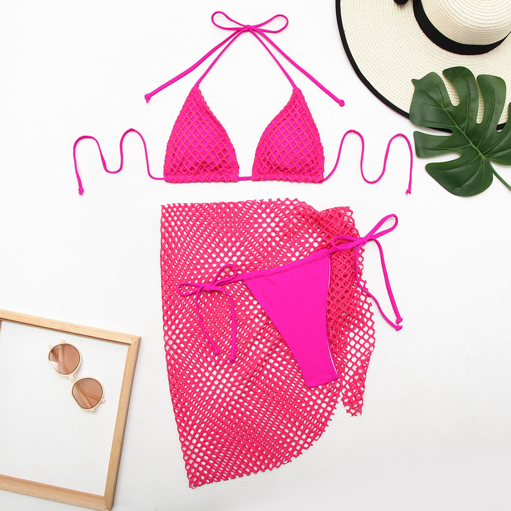 Knot Trio – Dreiteiliges Bikini Set mit Bindedetails