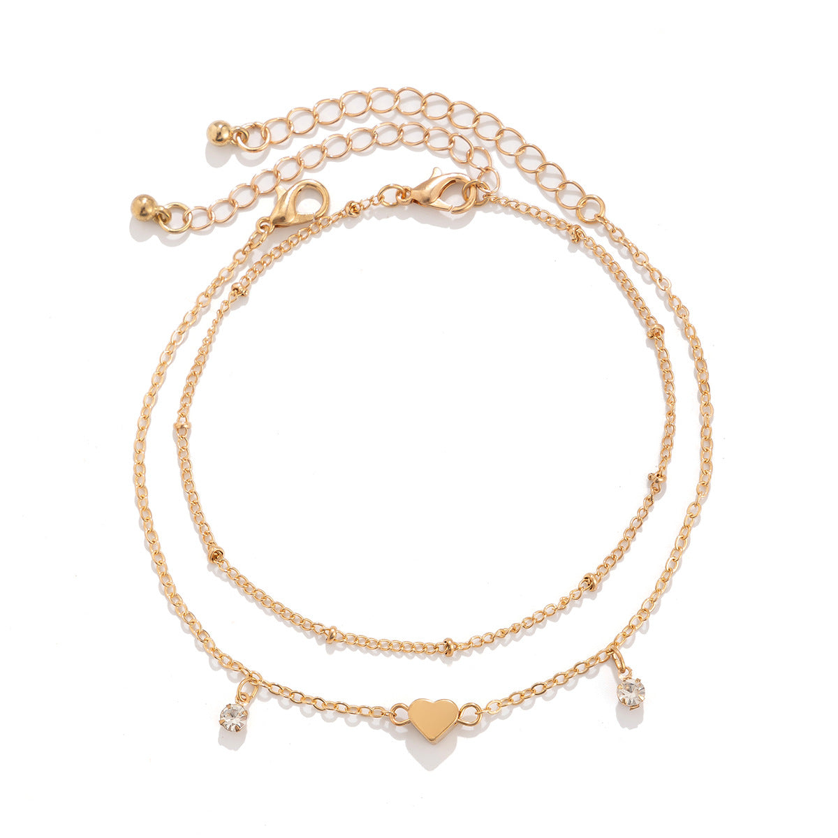 Beach Anklet Set – Stern, Schmetterling, Perlen & Muscheln | Ocean Style