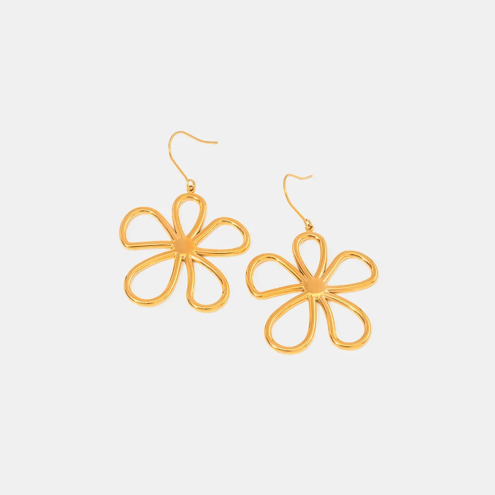 Petal – Linie Blumen Ohrstecker Edelstahl