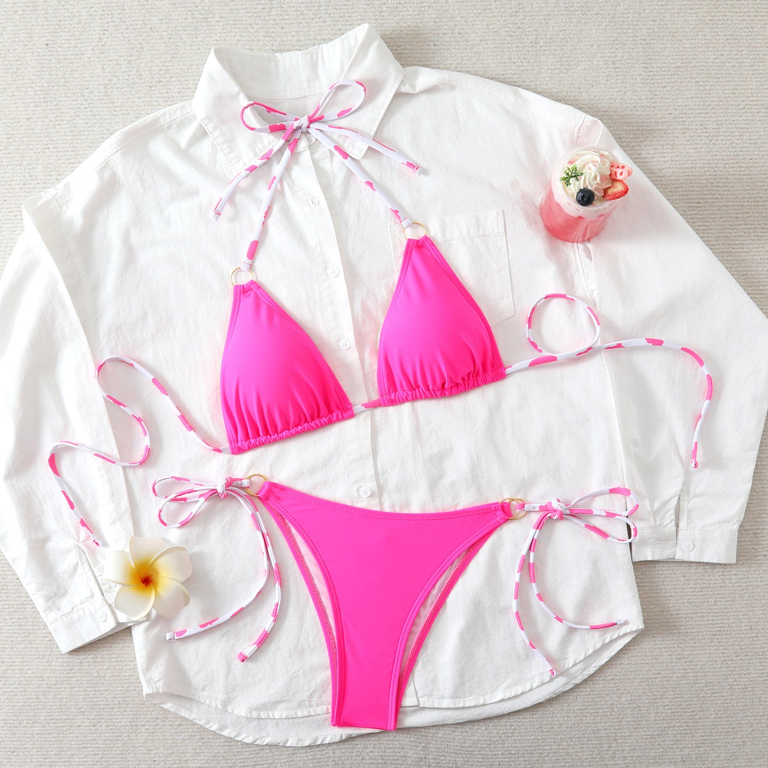 Strap It – Bikini Zweiteiler mit Riemchen