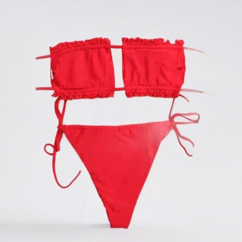Bandeau – Trägerloser Bikini Zweiteiler