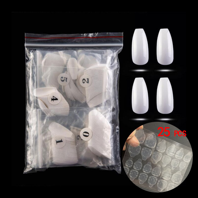 500 Stück Ballerina Nail Tips – Lange Künstliche Nägel Coffin Form