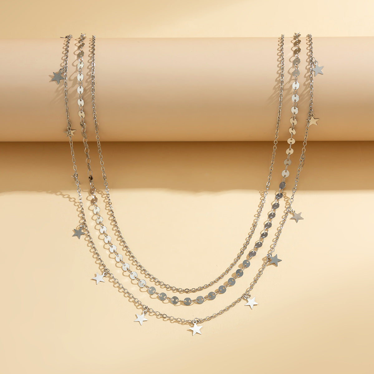 Metall Stern Schmetterling Taillenkette – Perlen & Quasten Body Chain