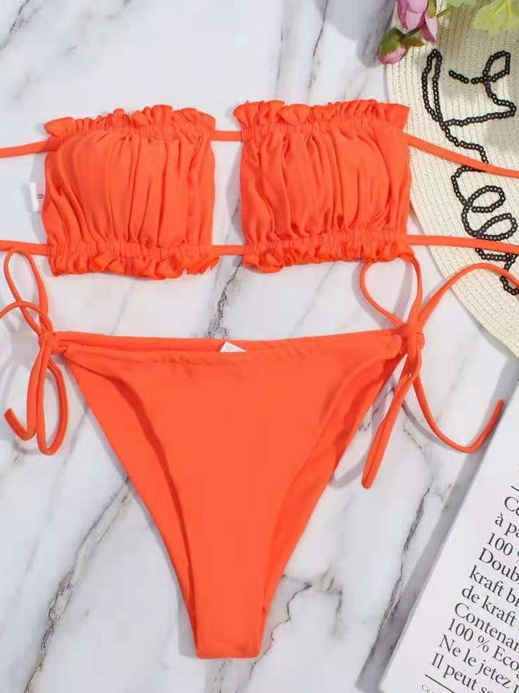 Bandeau – Trägerloser Bikini Zweiteiler