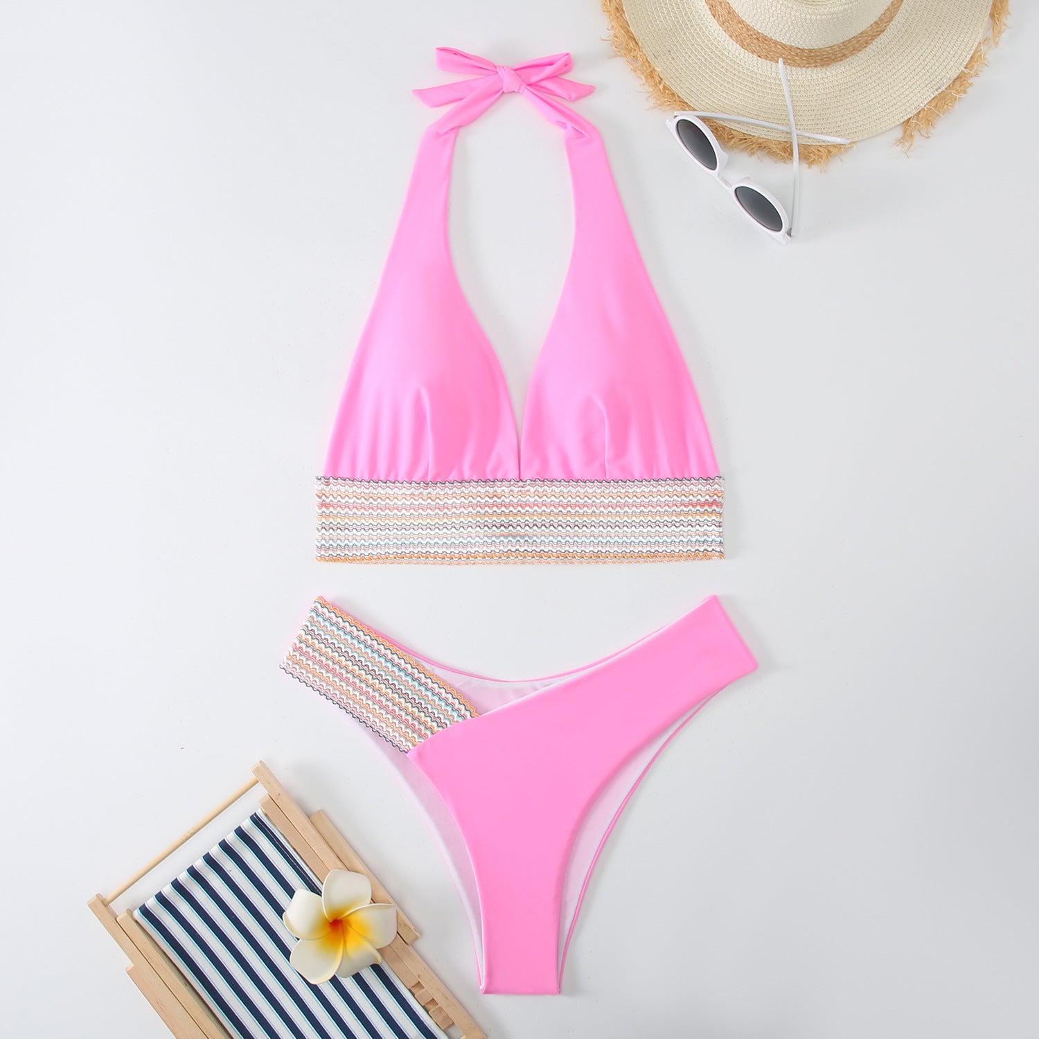 Colorblock – Bikini Zweiteiler Colorblock Design
