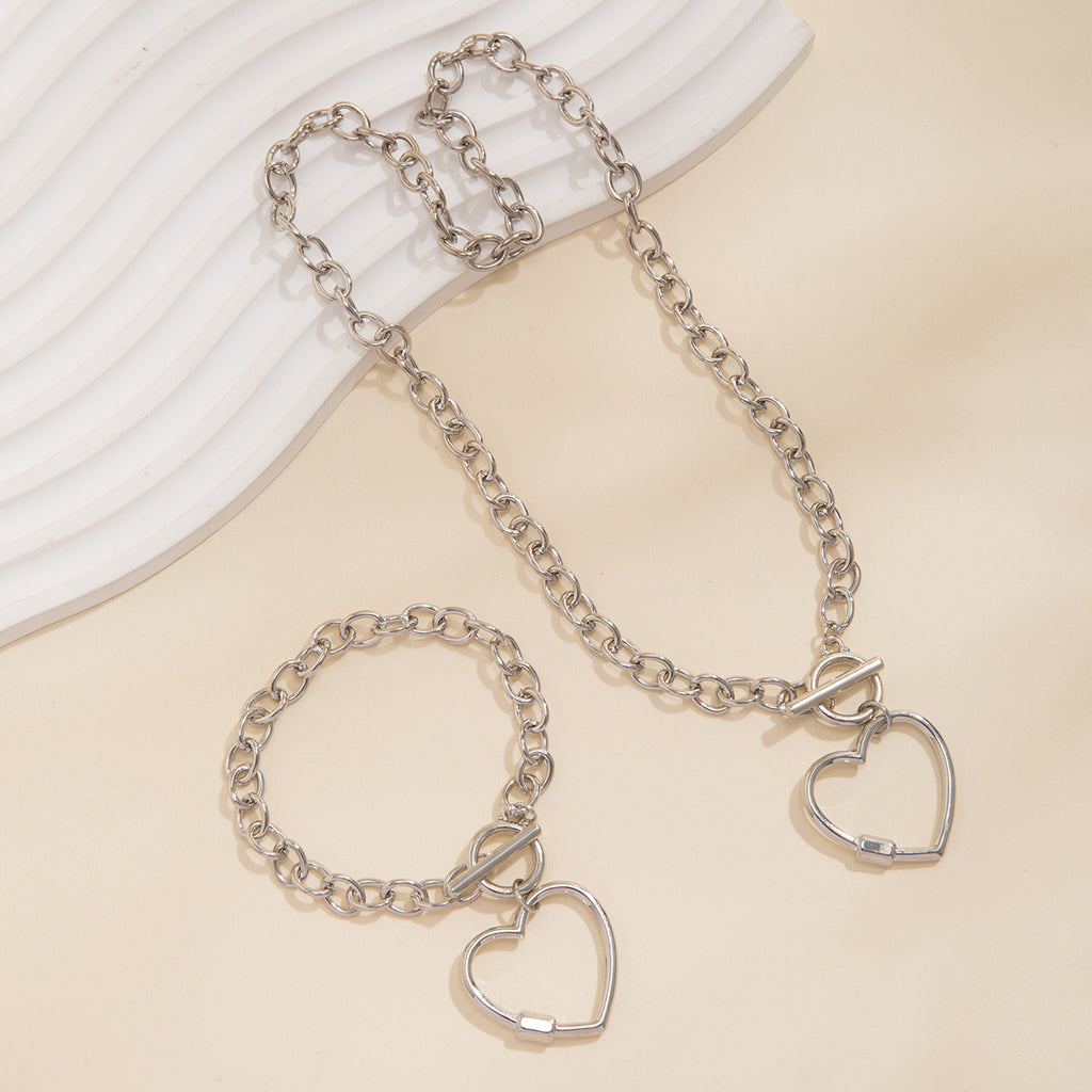 Stern & Herz Ketten-Set – French Cold Style | Gold & Silber
