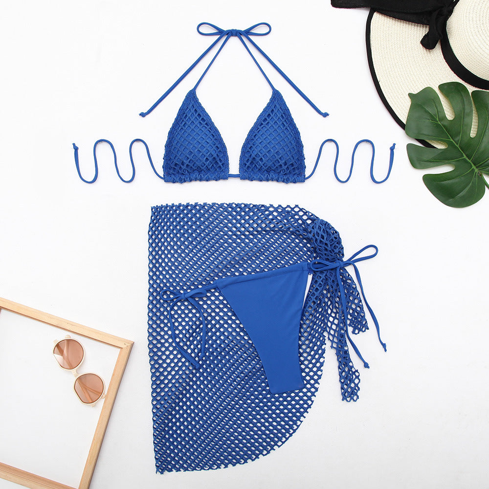 Knot Trio – Dreiteiliges Bikini Set mit Bindedetails