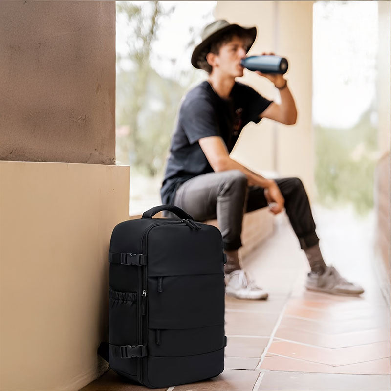 Vakuum Kompressionsrucksack – Handgepäck 40x20x25 | Laptop-Fach