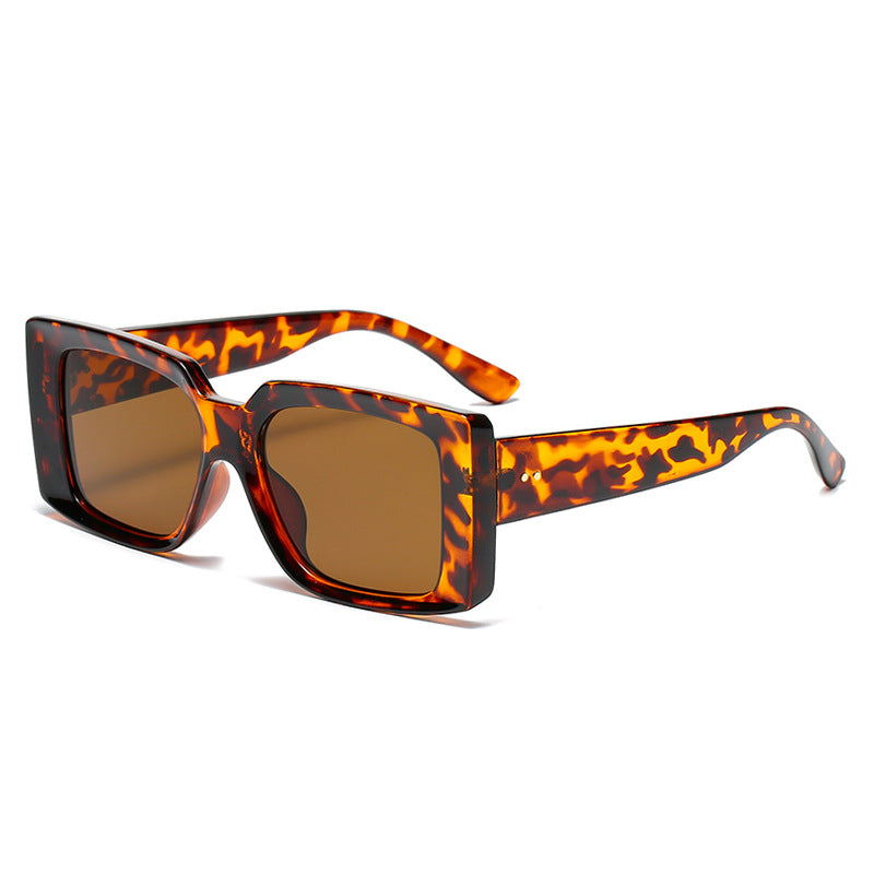Retro Sonnenbrille Damen Eckig – Candy-Farben Streetstyle