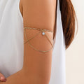 Punk Armkette – Verstellbar | Kristall & Metallkette