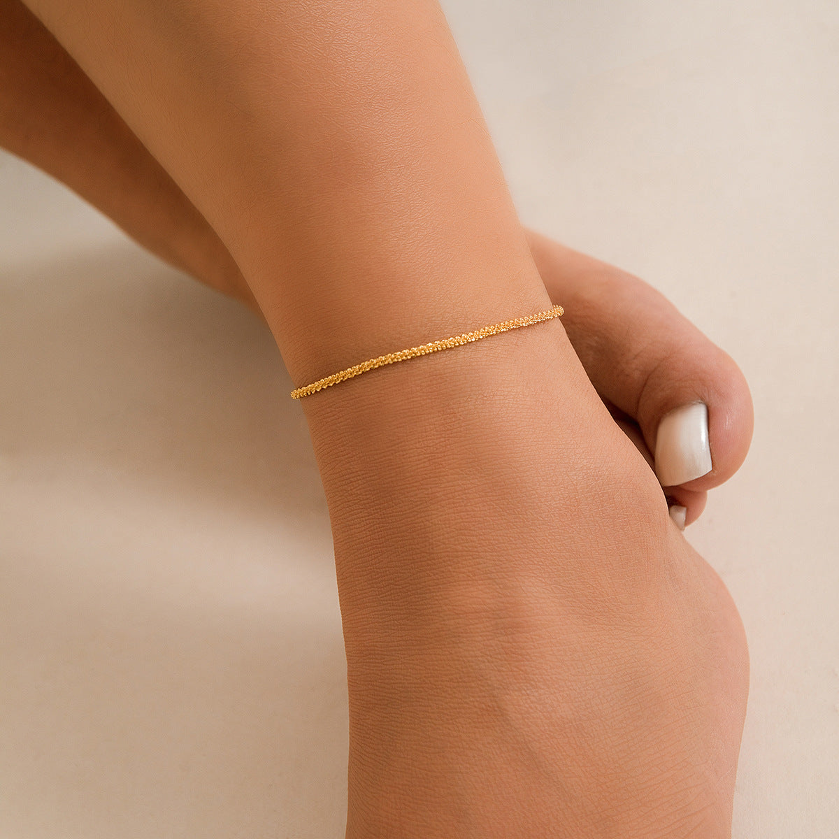 Stern Schmetterling Fußkette – Perlen, Muscheln & Delfin | Beach Anklet