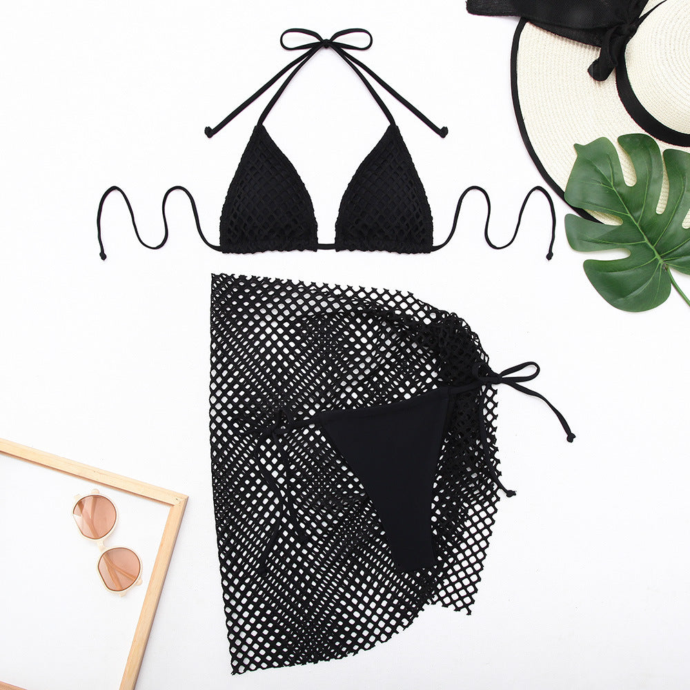Knot Trio – Dreiteiliges Bikini Set mit Bindedetails