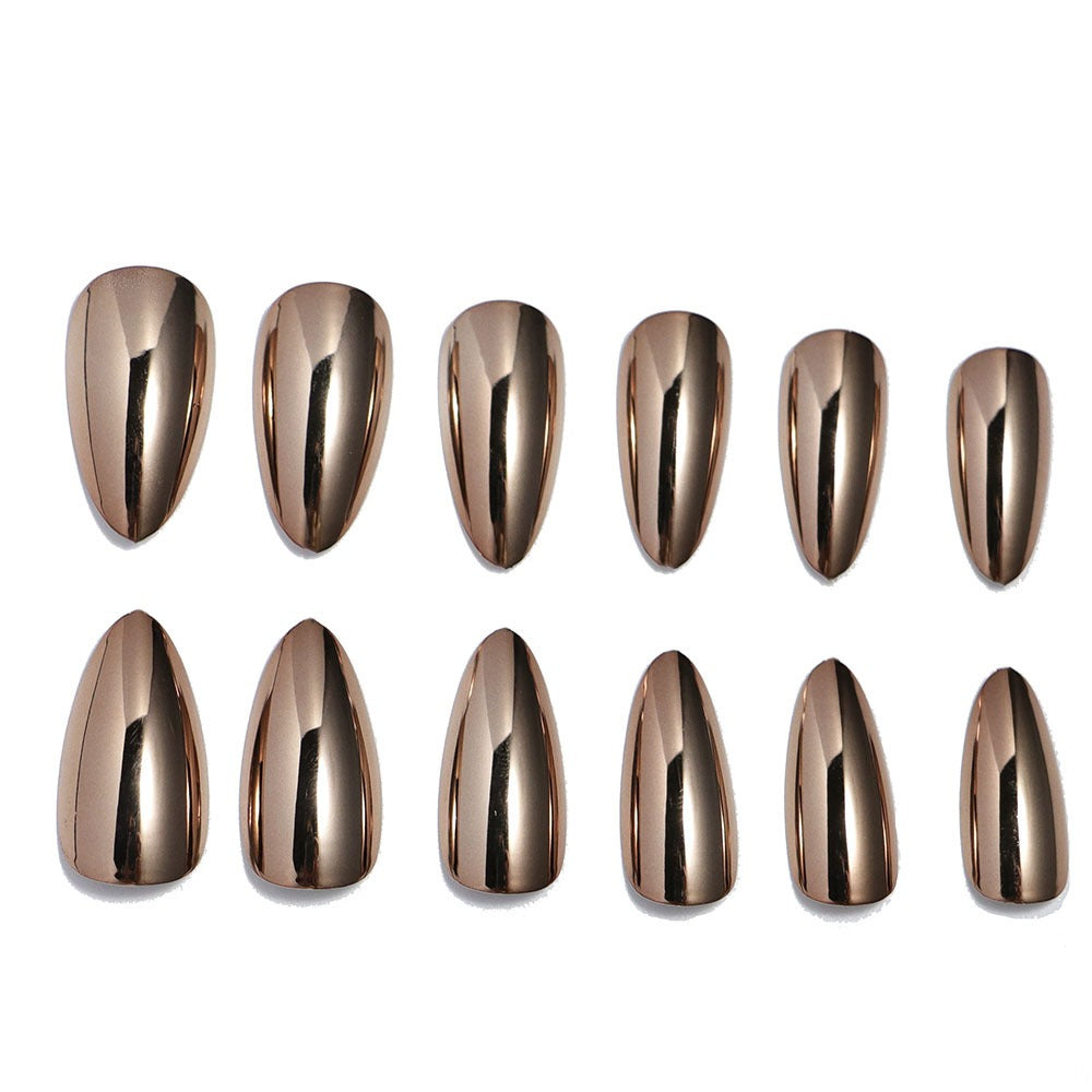 Press-On Nails Galvanis Metallic Kunstnägel