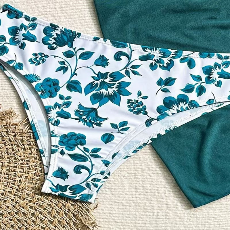 Trio Luxe – Dreiteiliges Bikini Set mit Cover-Up