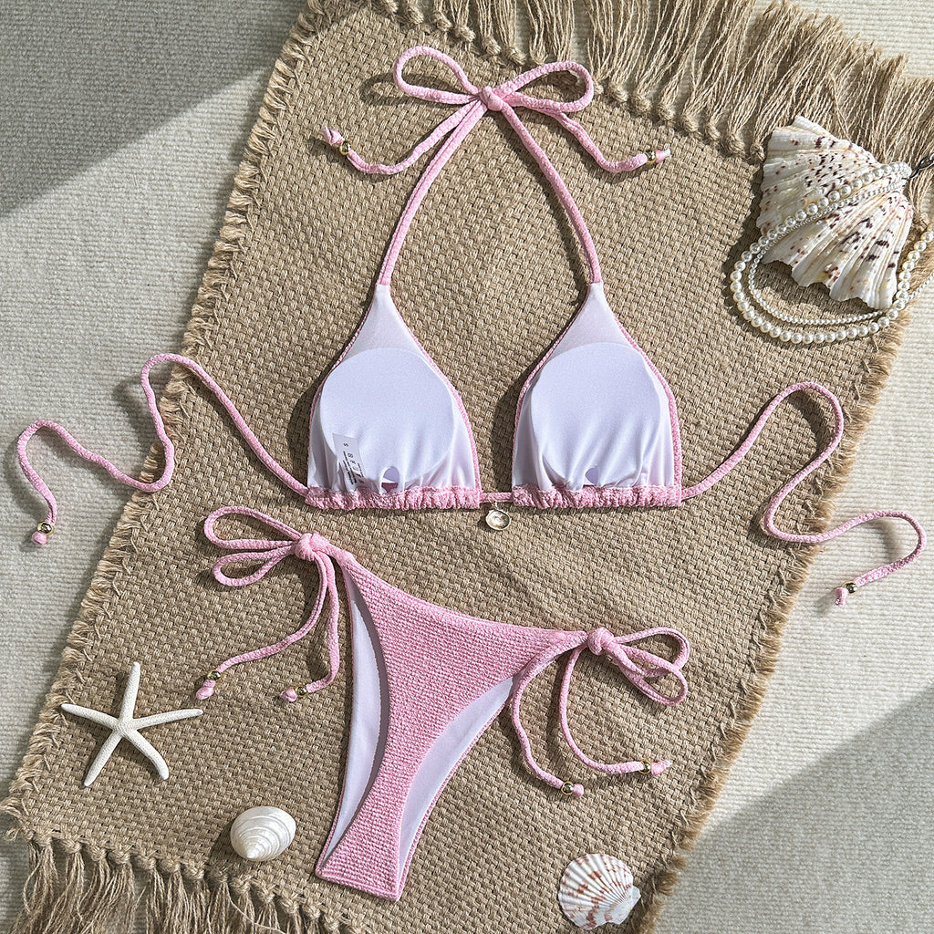 Solids – Einfarbiger Split Bikini
