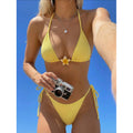 Bloom – Neckholder Bikini Blumen