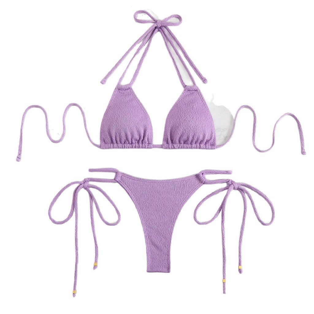 Pure – Einfarbiger Bikini Zweiteiler