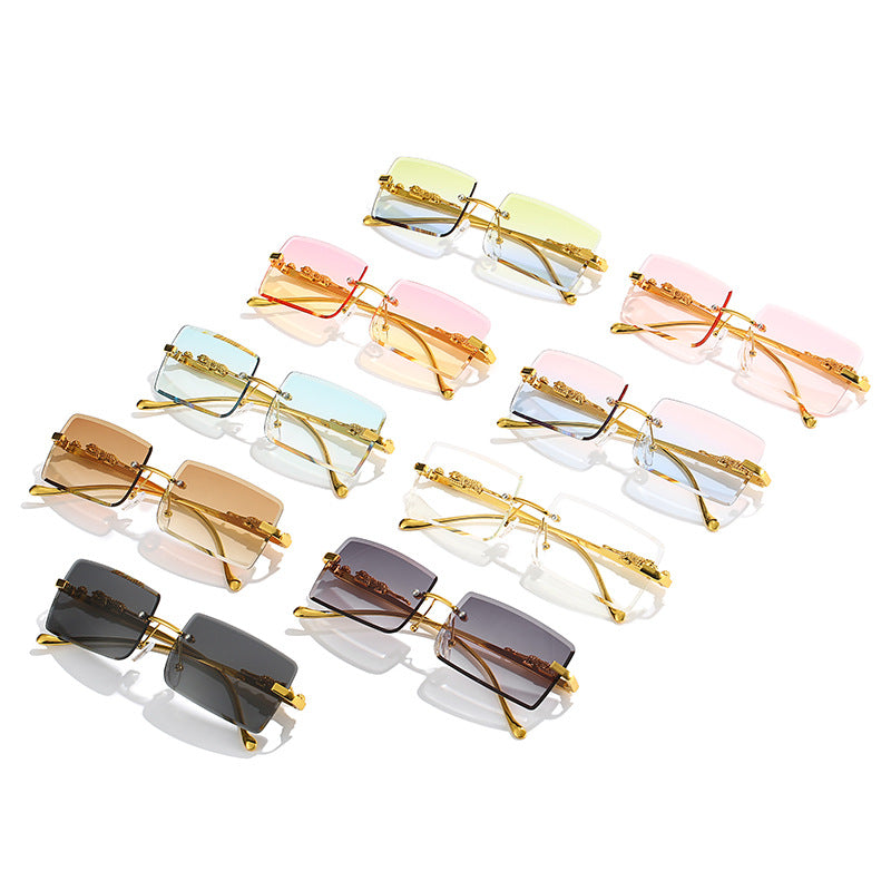 Rimless Square Sonnenbrille