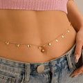 Schmetterling Quasten Taillenkette – Doppellagiger Metall Body Chain
