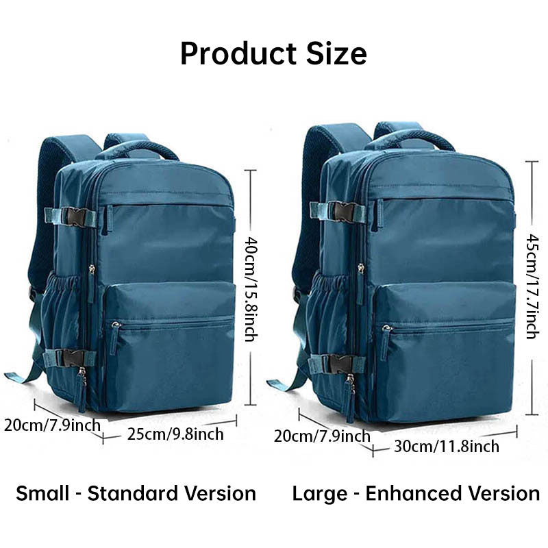Vakuum Kompressionsrucksack – Handgepäck 40x20x25 | Laptop-Fach