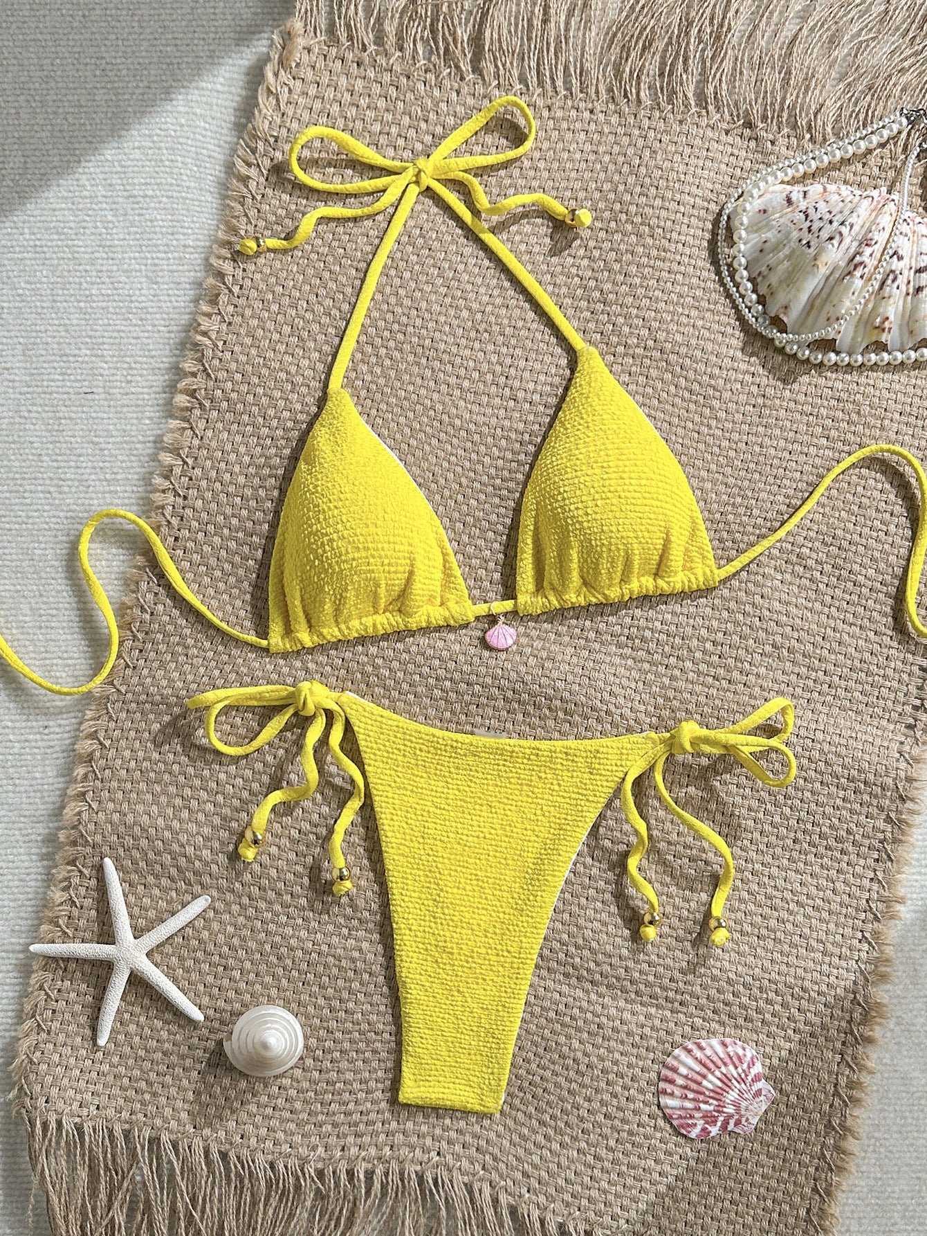 Solids – Einfarbiger Split Bikini