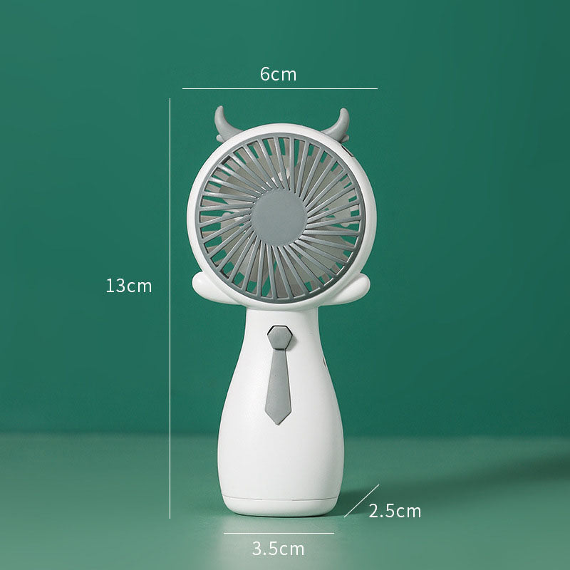 Fancy Fan – Mini Handventilator Geweih & Feder