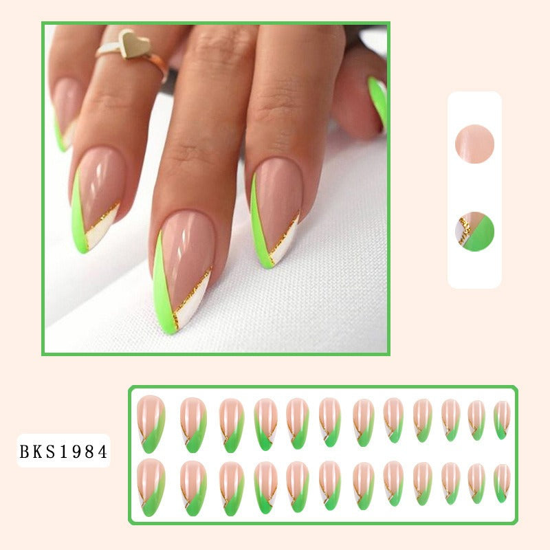 Press-On Nails Mandel Ins Style – Hot Girl Nageldesign