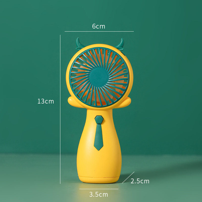 Fancy Fan – Mini Handventilator Geweih & Feder