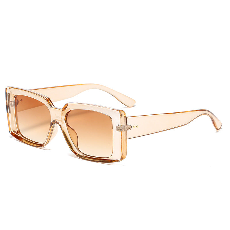 Retro Sonnenbrille Damen Eckig – Candy-Farben Streetstyle