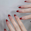 Press-On Nails Rot French – Elegante Kunstnägel