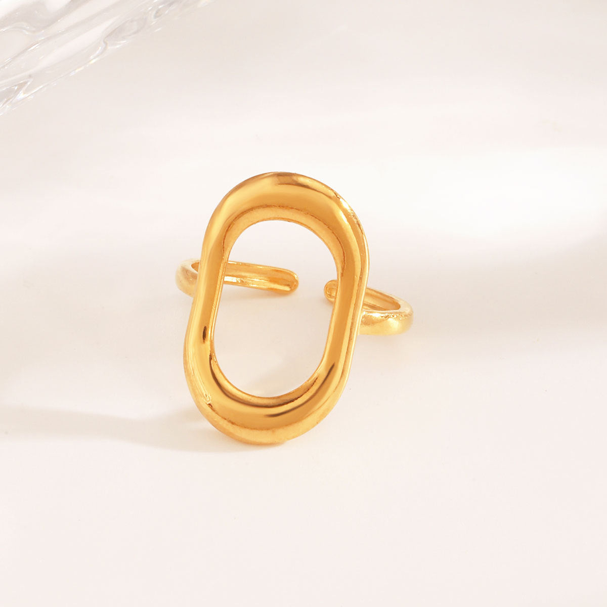 Geo Ring – Hohler Oval Zeigefinger Ring