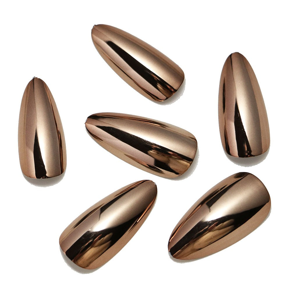 Press-On Nails Galvanis Metallic Kunstnägel