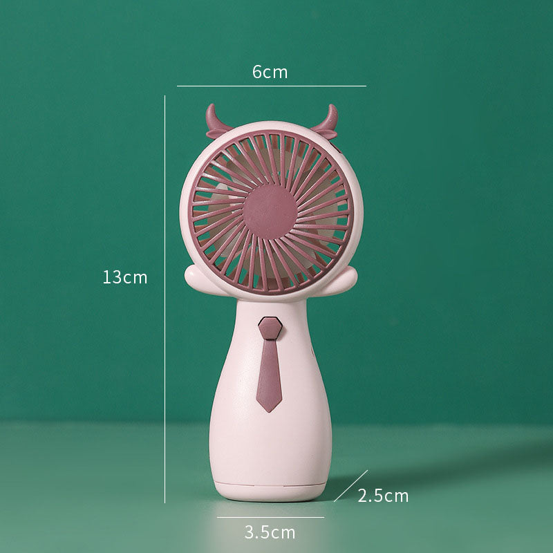 Fancy Fan – Mini Handventilator Geweih & Feder