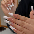 Press-On Nails French Ballet – 24 Stück Langanhaltende Kunstnägel