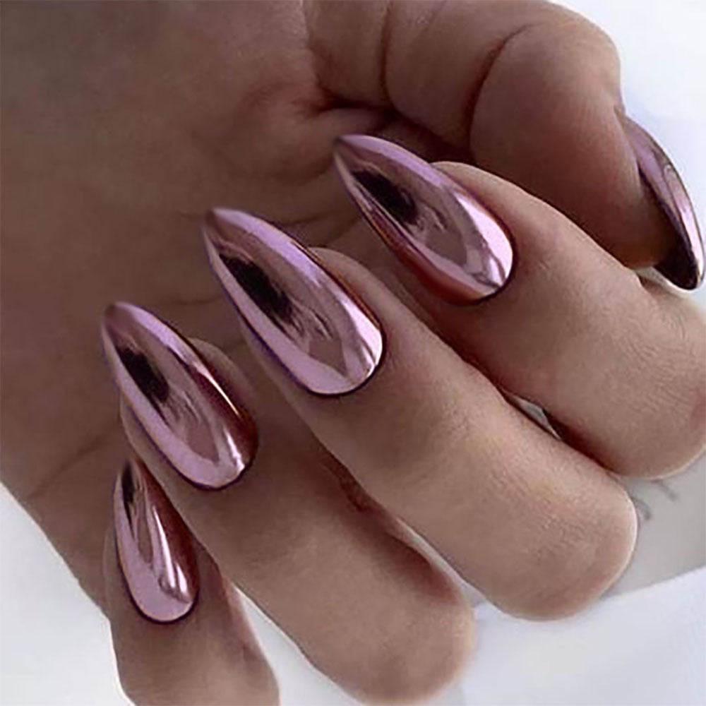 Press-On Nails Galvanis Metallic Kunstnägel