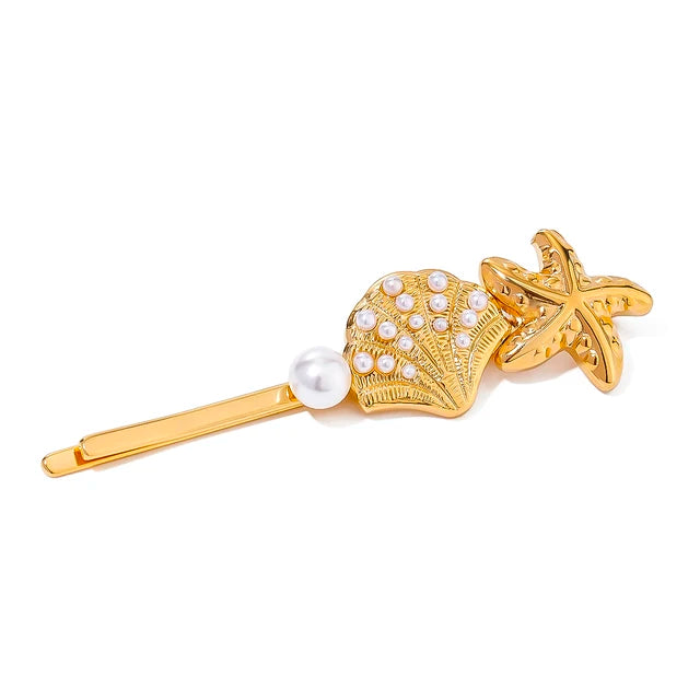 Edelstahl Muschel Haarspange – Ocean INS Style | 15 Designs