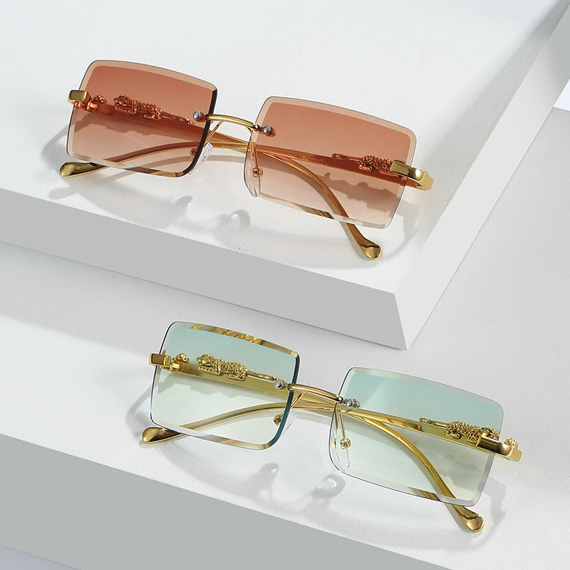 Rimless Square Sonnenbrille