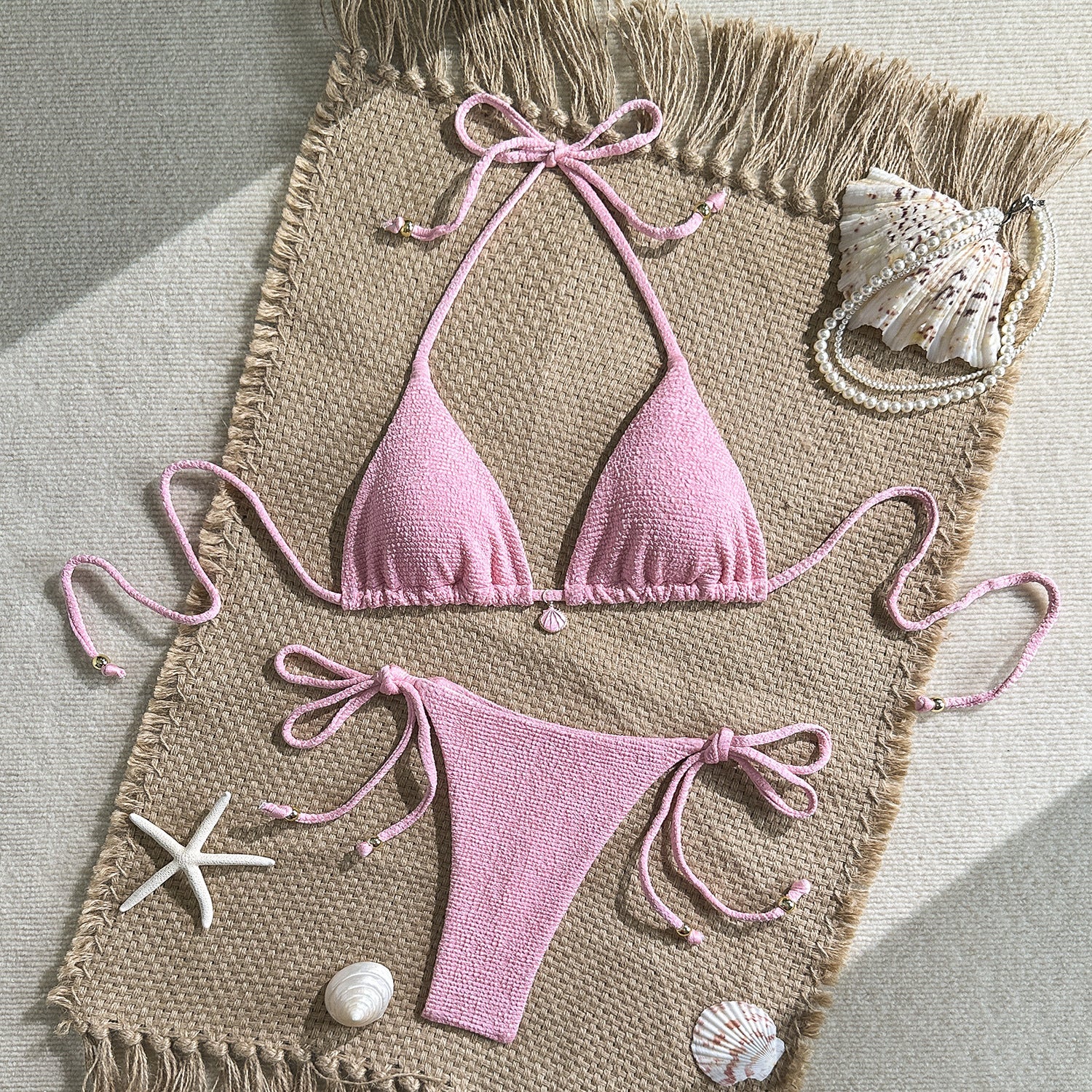 Solids – Einfarbiger Split Bikini