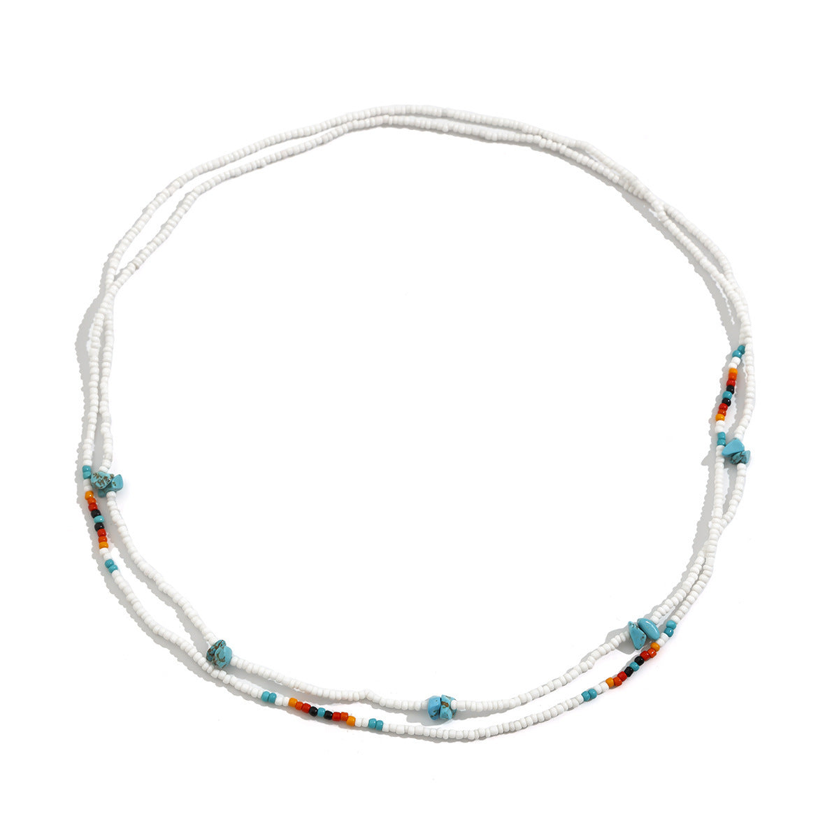 Türkis Reisperlen Taillenkette – Elastisch & Sexy