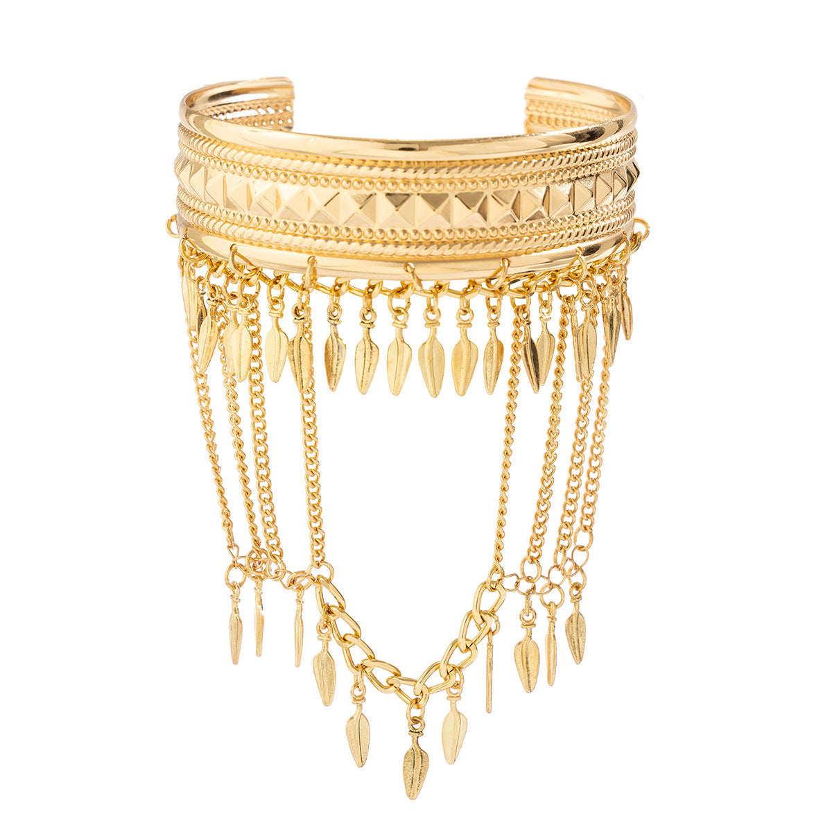 Western Cowboy Armkette – Quasten & Retro Metall | Gold & Silber