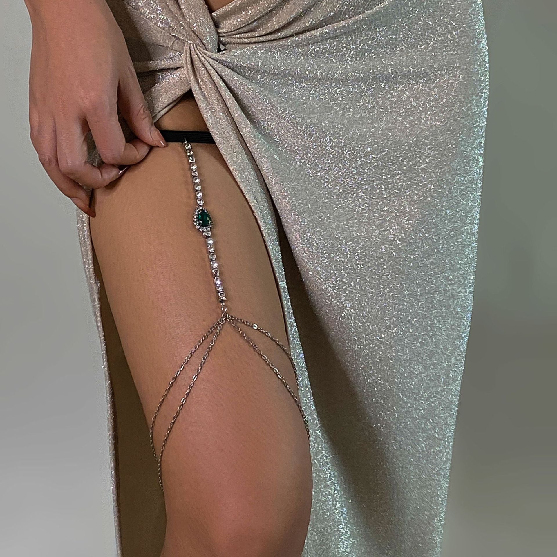 Lolita Spitze Bein-Ring Body Chain – Strass & Fransen | 8 Styles