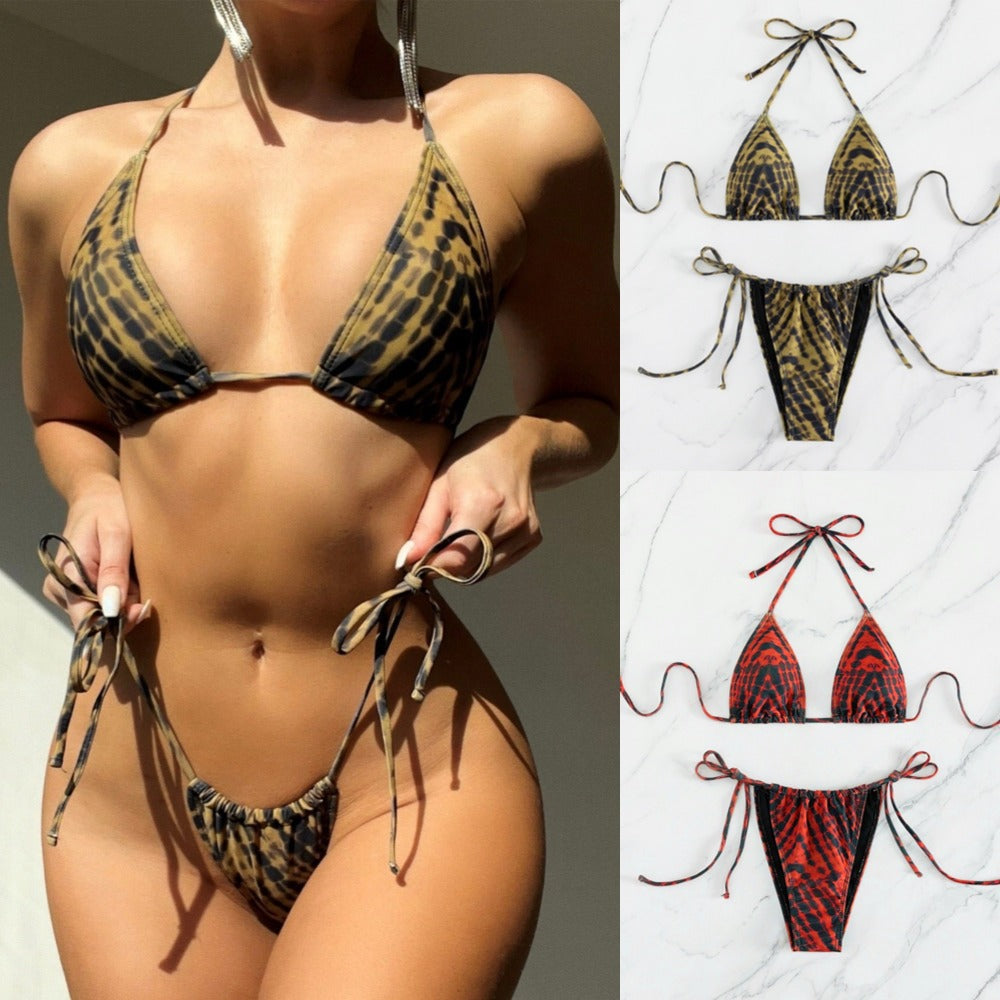 Mosaic – Dreiteiliger Bikini mit Muster
