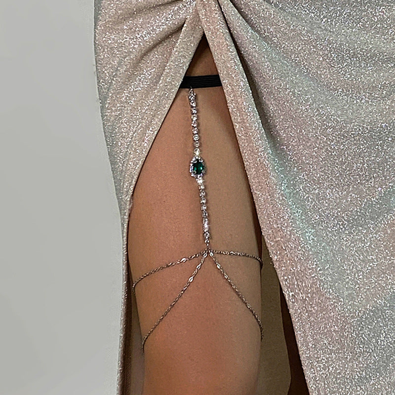 Lolita Spitze Bein-Ring Body Chain – Strass & Fransen | 8 Styles