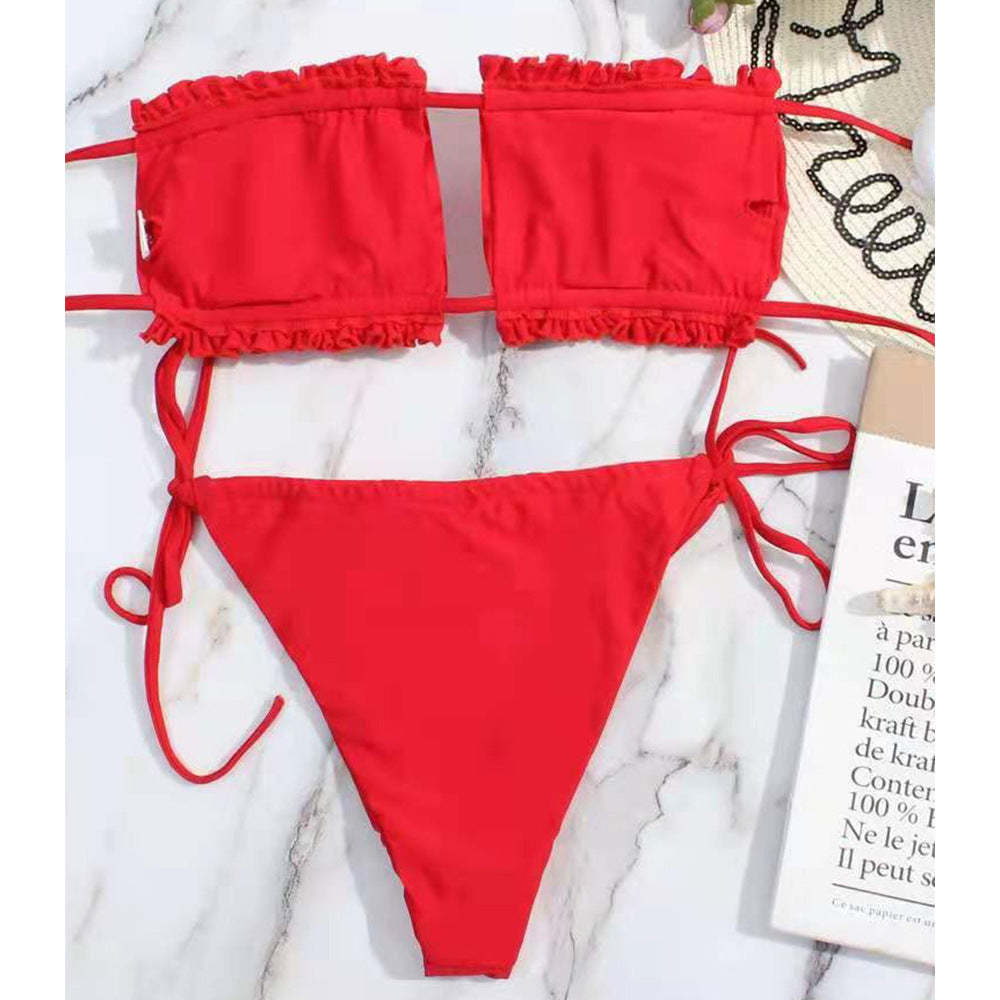 Bandeau – Trägerloser Bikini Zweiteiler