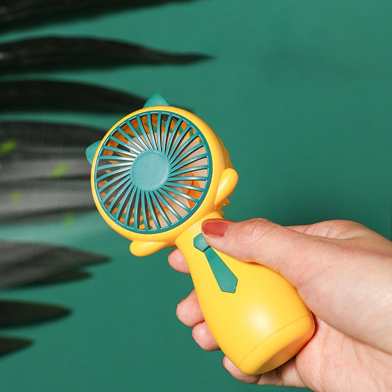 Fancy Fan – Mini Handventilator Geweih & Feder