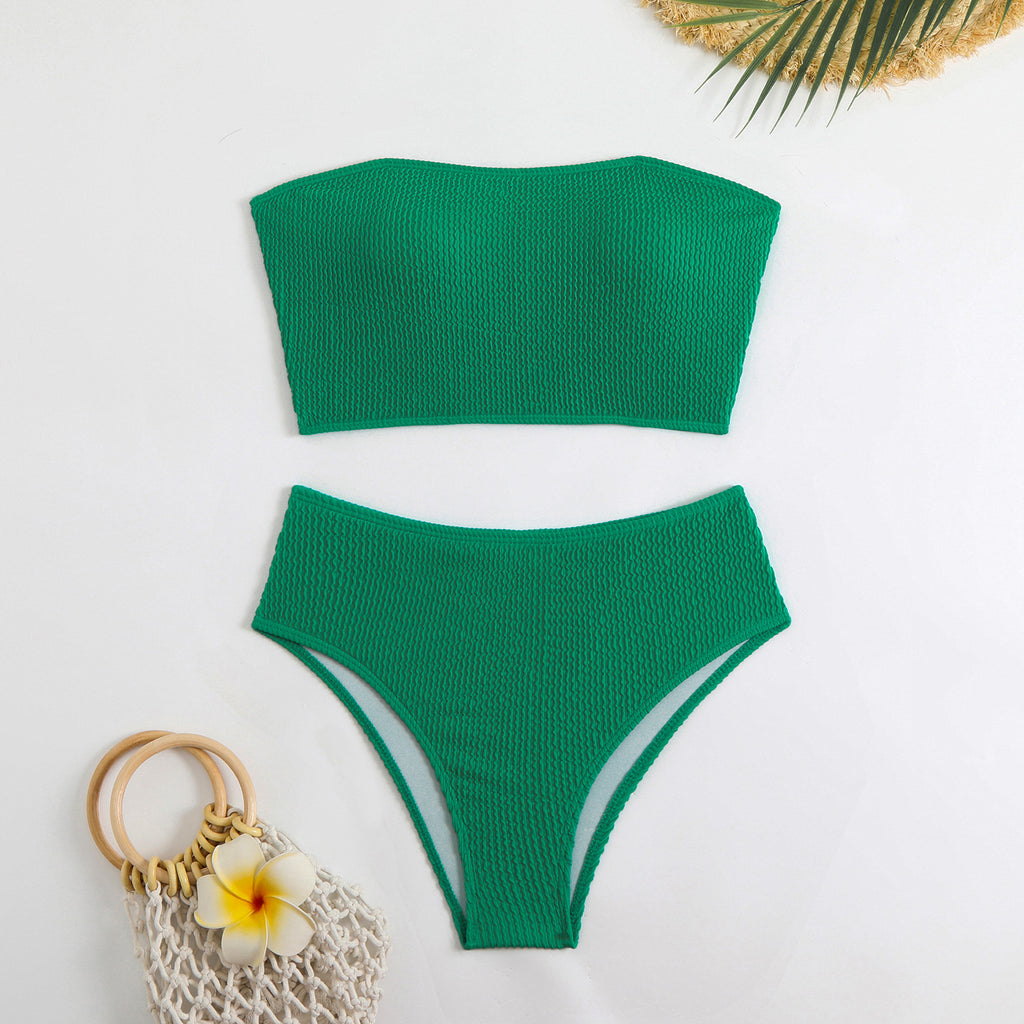Bandeau Noir – Eleganter Trägerloser Badeanzug