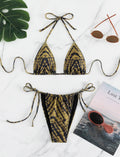 Mosaic – Dreiteiliger Bikini mit Muster