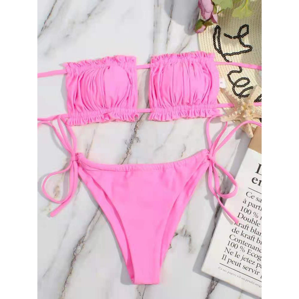 Bandeau – Trägerloser Bikini Zweiteiler